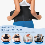 GainKee Waist Trainer Cincher for Women Corset Shapewear with Hooks Faja Colombiana Tummy Control Underbust Body Shaper Black S