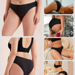FINETOO 6 Pack Women’s Seamless Hipster Underwear No Show Panties Invisibles Briefs Soft Stretch Bikini Underwears XS-XXL(M)