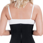 Sonryse 023ZL Fajas Colombianas Reductoras y Moldeadoras Open Bust Tummy Control Compression Waist Cincher Shaper for Women Black Large