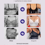 SHAPELLX Black Push-Up Women's Bra Back Smooth Braletters T-Shirt Underwire (Black, 38B)