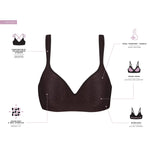 Bali Women's Wireless Bra, Comfort Revolution Full-Coverage Wirefree Bra, Moisture-Wicking
