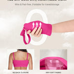 FeelinGirl Womens Wirefree Everyday Bras Comfortable Bralette Pink X-Large