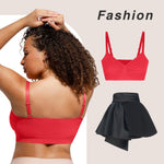 Wireless Bras for Women Seamless No Underwire Soft Comfortable Bralettes for Everyday Wear Red X-Large