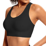 AENLLEY Padded Racerback Sports Bras for Women - Breathable Medium Support for Yoga Gym Workout Fitness
