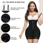 Lover-Beauty Fajas Colombianas Shapewear for Women Tummy Control Postpartum Body Shaper Butt Lifting Bodysuit Black Large