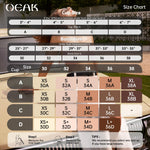 OEAK Womens Strapless Bras Jelly Push Up Bandeau Bra Non Slip Wireless Supportive Padded Bras Seamless Comfortable Tube Bra Leopard Light Coffee L