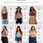FeelinGirl Women's Tummy Control Camisole Seamless Shapewear Tank Top Slimming Cami Shaper with Compression