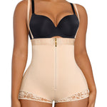 SHAPELLX Womens Shapewear Briefs Tummy Control Fajas Slimming Body Shaper Butt Lifting Panties Strapless Bodysuit Beige XL