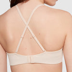 Victoria's Secret Pink Wear Everywhere Strapless Lightly Lined Bra, Adjustable Straps, Marzipan, 34C
