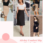 JOYSHAPER Shapewear Slip for Under Dresses Half Slip Tummy Control Dress Skirt Slip Body Shaper