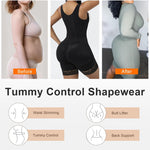 SHAPERX Women's Fajas Colombianas Tummy Control Shapewear Postpartum Butt Lifting Body Shaper with Boned Support