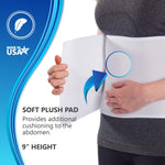 NYOrtho Postpartum Belly Binder, Abdominal Binder for Women, C-Section Recovery, Tummy Tuck Support, Belly Wrap for Postpartum, Swelling & Hernia - Latex-Free, Breathable - Medium 45"-60"