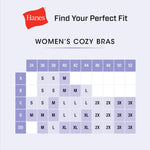 Hanes womens Get Cozy Pullover Comfortflex Fit Wirefree Mhg196 Bras, White, XX-Large US
