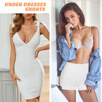 Womens Seamless Shaping Boyshorts Panties Tummy Control Underwear Slimming Shapewear Slip Shorts(#A2 White(light Tummy Control),Small)