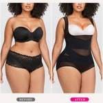Nebility Plus Size Shapewear Bodysuit for Women Tummy Control Body Shaper Seamless Faja Colombian Waist Trainer Girdle(Black Plus Size Plus Size,3X)