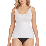 Maidenform womens Comfort Devotion Cami Fl2018 shapewear tops, White, Medium US