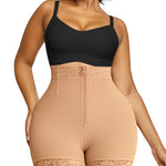 SHAPELLX Shapewear Tummy Control Fajas Colombianas Moldeadoras Butt Lifting Shapewear Shorts For Women (Beige,XX-large)