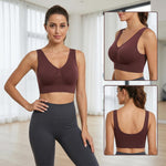 Hiking Gril Women's Comfort Wirefree Bralette Unpadded Sleep Yoga Bra 9pk XXL