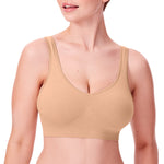 Bali Womens Comfort Revolution Wireless Bra, Comfortflex Fit Full-coverage Wirefree Full Coverage Bra, Nude, 3X-Large US