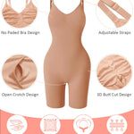 Women's Seamless Shapewear Tummy Control Bodysuit Body Shaper V Neck Seamless Butt Lifter Full Shaping Bodyshapers (Sienna,X-Large)