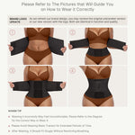 FeelinGirl Workout Waist Cincher Trainer Corset Shaper Tummy Slimmer Plus Size Belly Band for Women Black S