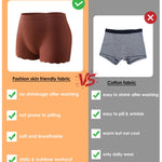 LEVAO Seamless Boy Shorts Underwear for Women with Wavy Edge, High-waisted No Show Boxer Briefs Panties 4 Pack S-XXL