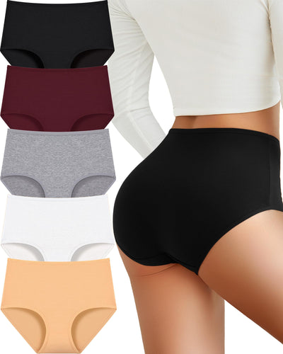 UNDER THE SEA Cotton Underwear Women High Waisted Full Coverage Soft Ladies Briefs Pajamas Outfits Gift Sale Deals Breathable