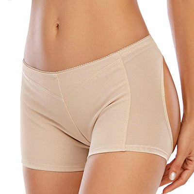 Dulchany Women Butt Lifter Shapewear Body Shaper Hip Enhancer Control Panties Seamless Butt Lifter Boy Shorts Nude