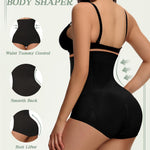 Niceuare Tummy Control Shapewear for Women Seamless High Waisted Slimming Body Shaper Panties Shapewear Shorts Under Dress（Black，Large）