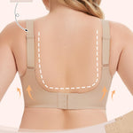 Gailife Womens Seamless Wireless Supportive Lift Bra Push Up Comfort Soft No Underwire Full Coverage T-Shirt Bralette, Milk Coffee, M