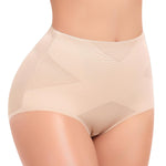 Werena Tummy Control Shapewear for Women Shaping Panties Underwear High Waisted Cincher Body Shaper Slimming Panty Girdle (#C Nude-mid Waist,Large)