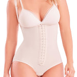SHAPE CONCEPT 056 Fajas Colombianas Reductoras y Moldeadoras Post Surgery Compression Garment Tummy Tuck for Women Beige