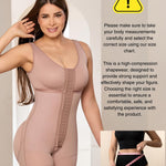 SHAPE CONCEPT 080 Fajas Colombianas Post Surgery Compression Garment Tummy Tuck with Hooks and Bra