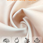 MANCYFIT Double Lace Half Slip for Women Under Dress Lace Slip Skirt Extenders Satin Under Skirt Liner Nude Small