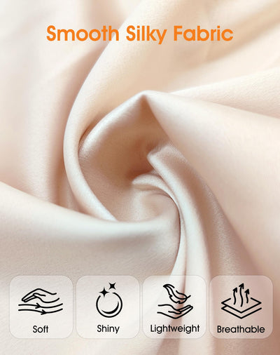 MANCYFIT Double Lace Half Slip for Women Under Dress Lace Slip Skirt Extenders Satin Under Skirt Liner Nude Small