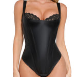 Popilush Shapewear Bodysuit for Women Tummy Control Lace Corset Tank Tops Thong Body Suits
