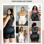 FeelinGirl Fajas Colombianas Moldeadoras Butt Lifting Shapewear Tummy Control Postpartum Faja Body Shaper with Zipper Crotch