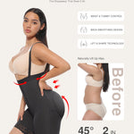 Lover-Beauty Fajas Colombianas Shapewear for Women Tummy Control Strapless Body Shaper Butt Lifting Shorts Postpartum Faja, Black, XXL