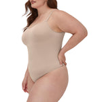 Maidenform Women's Seamless Shapewear, Tummy Control Thong Bodysuit, Firm Control Thong Body Shaper