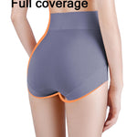 Miajiins Postpartum C Section Compression Cotton Underwear High Waisted Full Coverage Panties M101-3PL-7