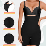 BESTENA Shapewear Shorts,High Waisted Shapewear for Women Tummy Control,Seamless Body Shaper Shorts Thigh Slimmer(x-black,Medium)