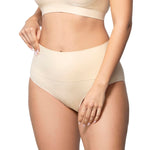 Underoutfit Everyday Soft Seamless Stretch Smoothing at Waist Briefs for Women Sand