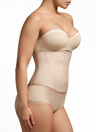 Squeem Perfectly Curvy Waist Cincher - Firming Shapewear for Women - Tummy Control Waist Trainer & Shaper - Beige/Size: 2X-Large