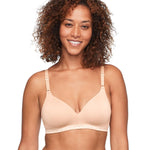 Warner's Women's Blissful Benefits Ultrasoft Wirefree Bra, Butterscotch, 34C