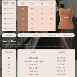 Lehoba Built in Bra Tank Tops for Women, Double Lined Padded Cami Scoop Neck Spaghetti Straps Basic Summer Top 2026, Cream XS