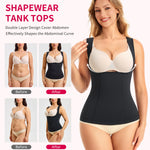 Gotoly Women's Waist Cincher Tummy Control Shapewear Compression Vest Invisible Body Shaper Black