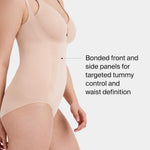 SPANX SPANXsculpt OnCore Open-Bust Brief Bodysuit - Sculpting Body Shaper for Women - Level 4 Compression