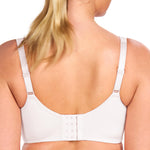 HSIA Minimizer Bras for Women Plus Size, Full Coverage Coolcomfort T Shirt Unlined Bra with Underwire for Heavy Breast, Classic White 38DDD