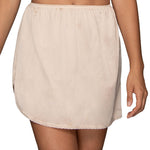 Vanity Fair womens Everyday Layers Single Slit Half Slip, Damask Neutral, Large (20" Length)