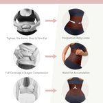 FeelinGirl Waist Trainer for Women Tummy Control Trimmer Belt One Size Waist Cincher Snatch Bandage Wrap Plus Size Body Shaper Brown